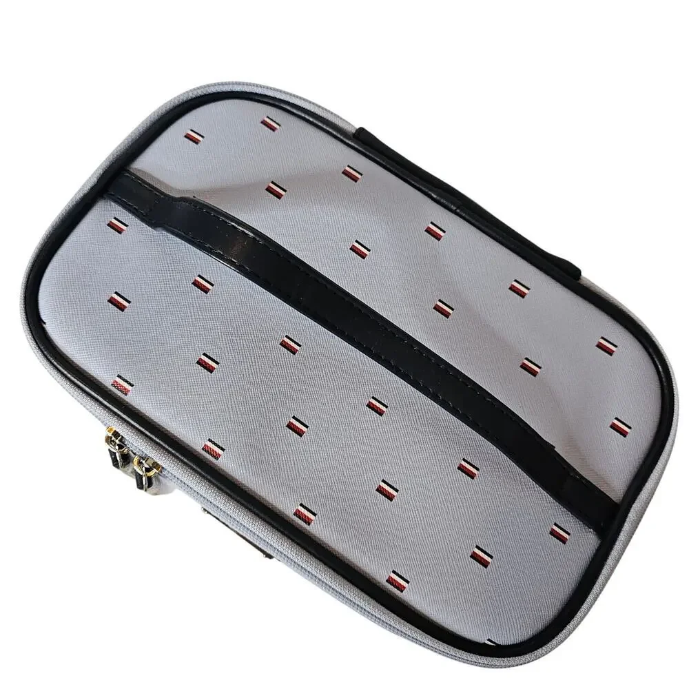 Tommy Hillfiger NWOT Logo Makeup Bag. Y2K. Minimalist. Travel. Blue Red‎ White